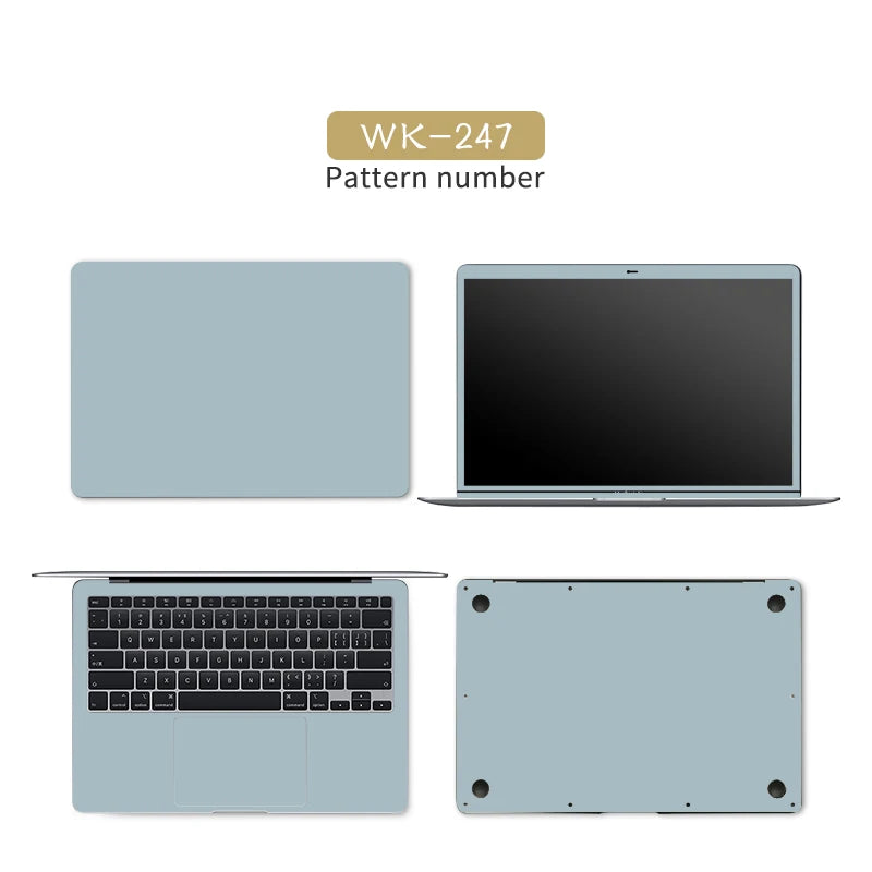 DIY Laptop Sticker Cover Skins Solid Color Vinyl