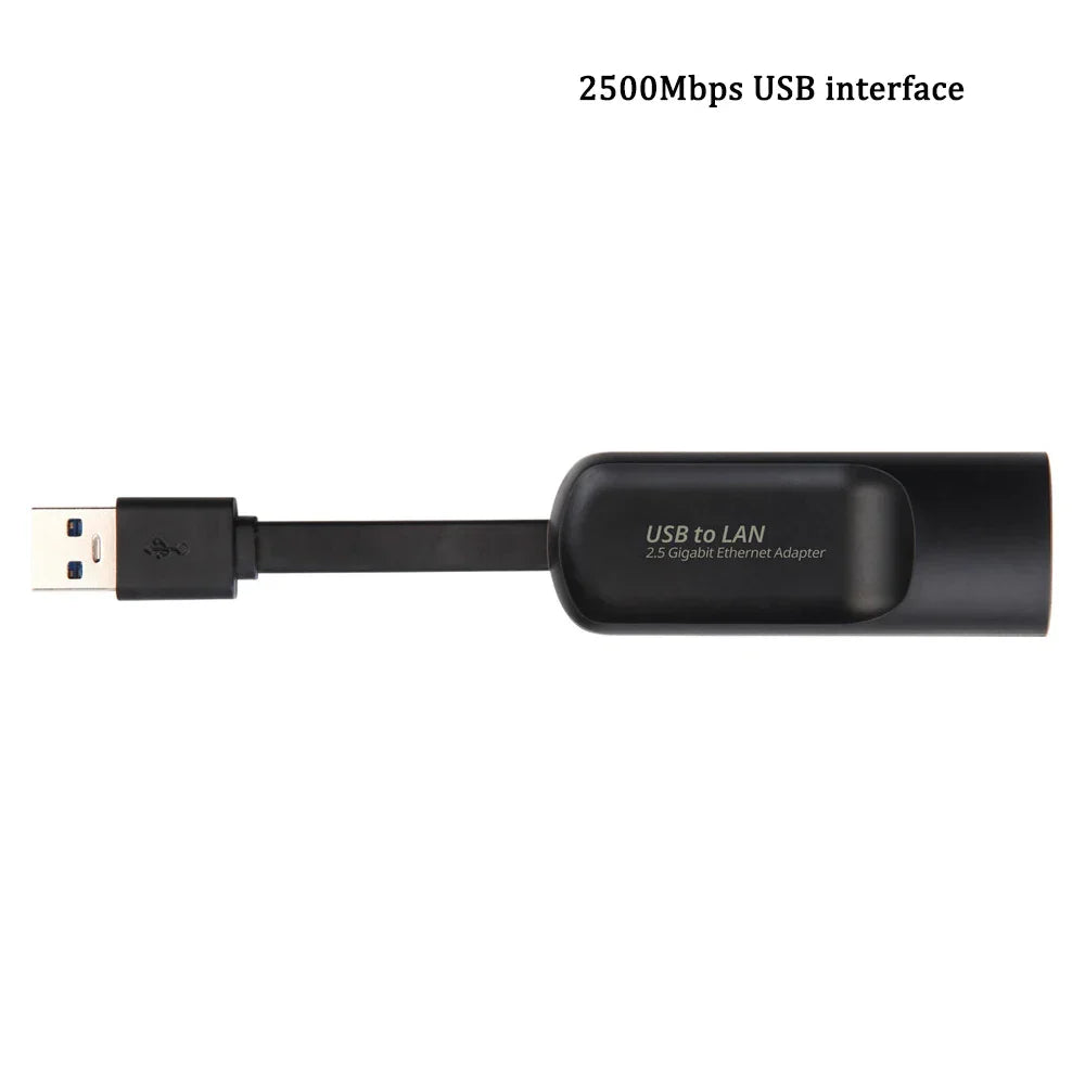 2500Mbps Ethernet Adapter 2.5 Gigabit USB Type C