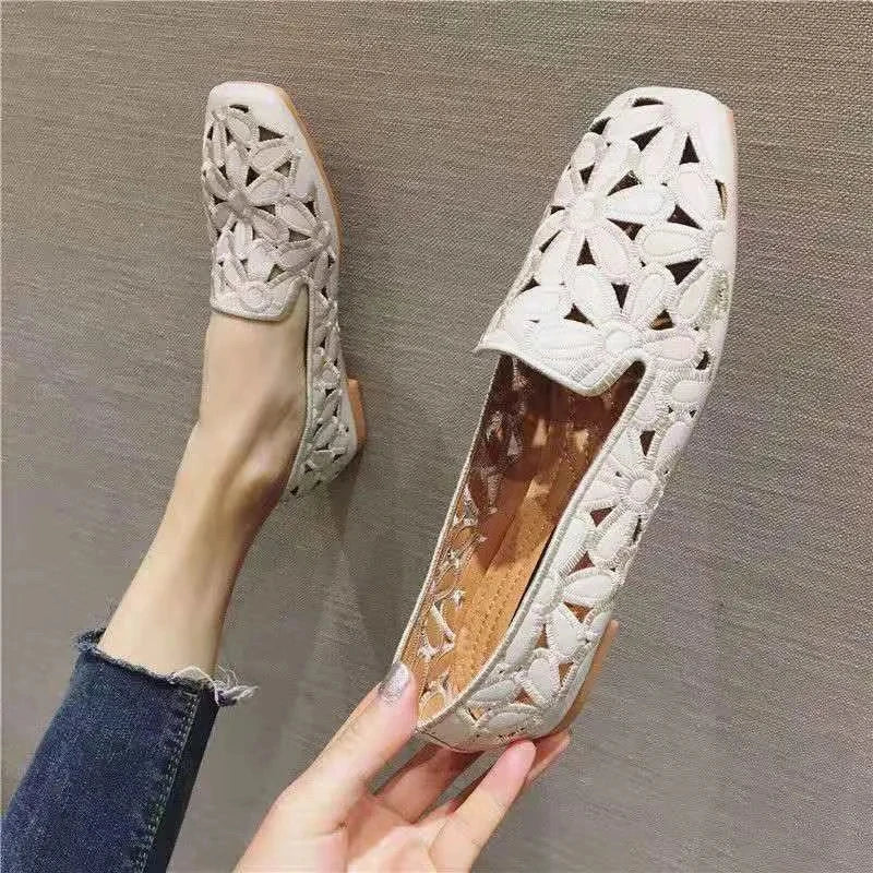 Size 3542 Square Toe Summer Shoes for Women