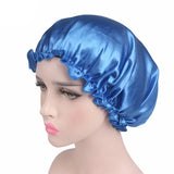 New Women Satin Night Sleep Cap Hair Bonnet