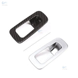 Car Accessories ABS Carbon Texture Handbrake Button Cover