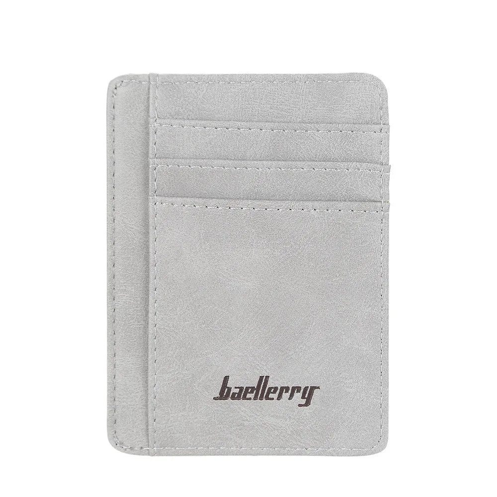 2022 Mini Men's Card Wallet – Customized PU Leather Holder