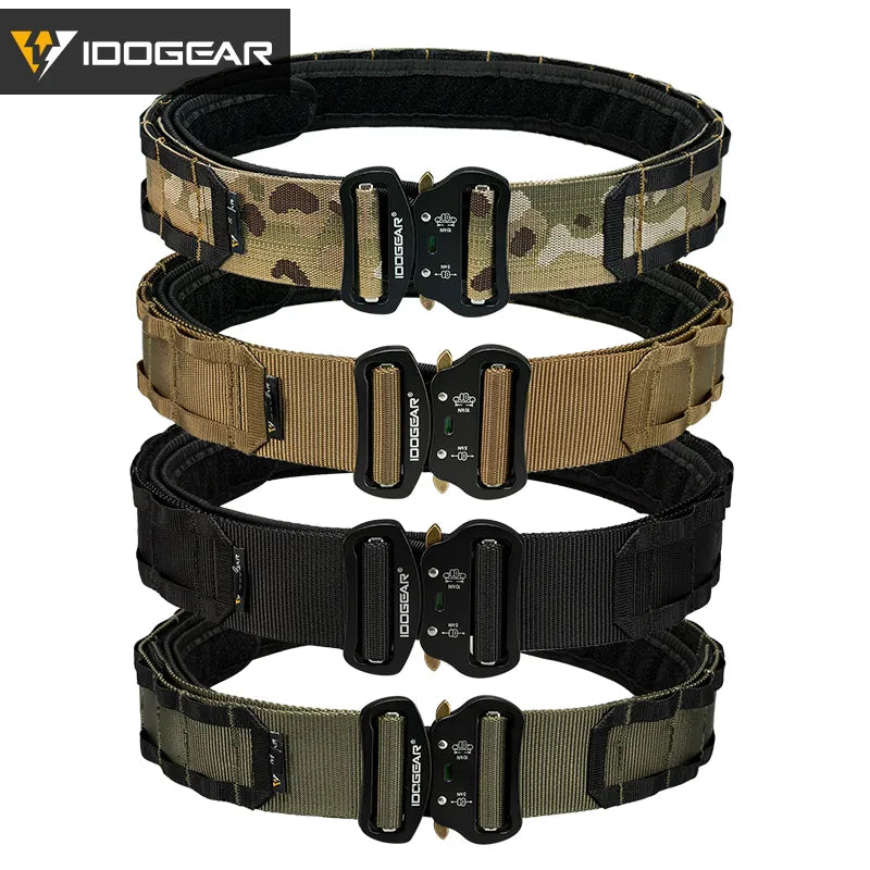 IDOGEAR Tactical 2 inch Combat Belt Quick Release