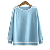 Womens Sweaters Plus Size Fashion Autumn Jumper Striped