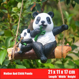 Creative Cute Frogs Cat Dog Resin Lying Santa