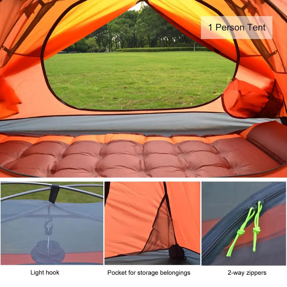 Desert&Fox 1 Person Hiking Tent Single Camping Tents