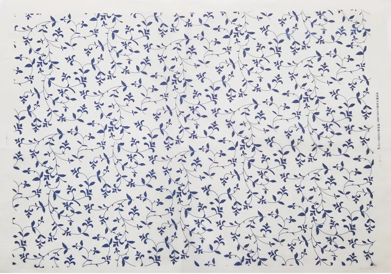 Pottery ceramics clay Transfer paper glaze underglaze flower