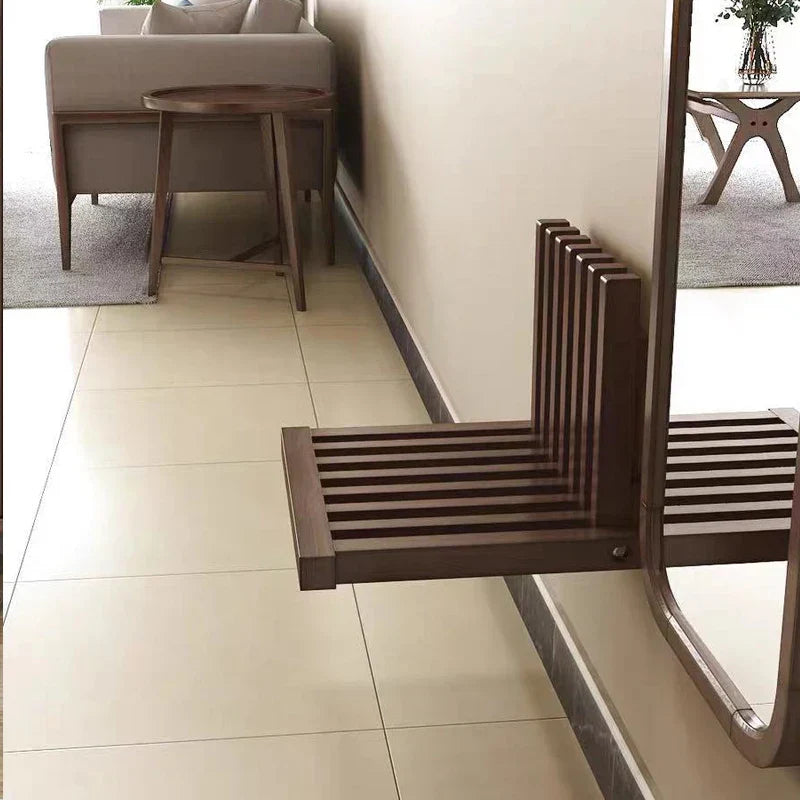 Ultra Thin Hidden Wall Hanging Folding Stool Porch