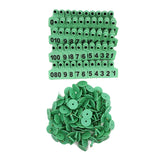 100Pcs Pig Goat Ear Tag Sighs 001-500 Animal
