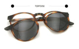Ultem Vintage Round Clip On Sunglasses UV400 Magnetic