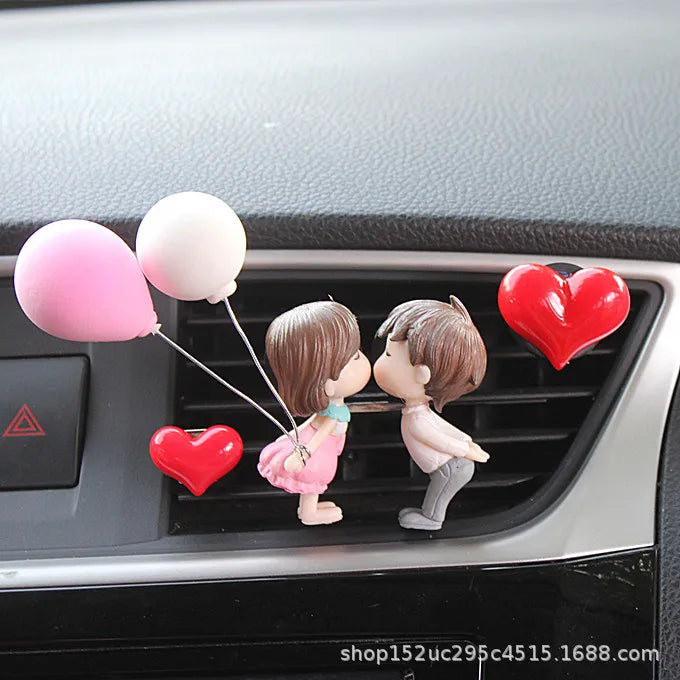 Car Air outlet clip Decoration Cute Cartoon Couples