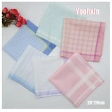 5pcs/Lot 29CM Luxury Cotton Stripe Lace Printed Women