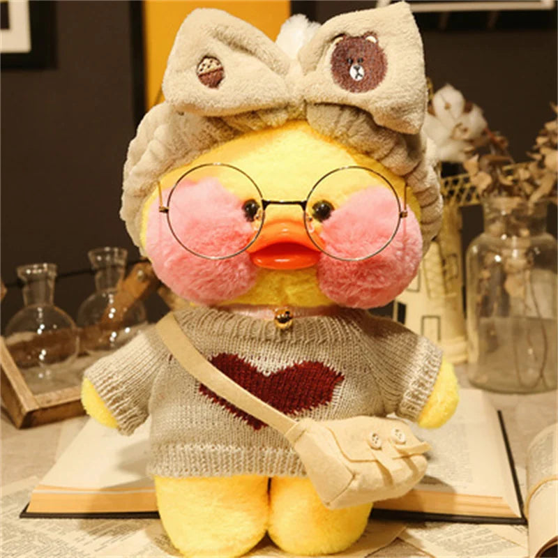 30cm Cute Lalafanfan Yellow Cafe Ducks Stuffed Soft