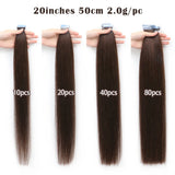Mini Tape in Human Hair Extensions Double Side
