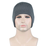 Winter Ears Protected Hats for Men Thicker Beanies
