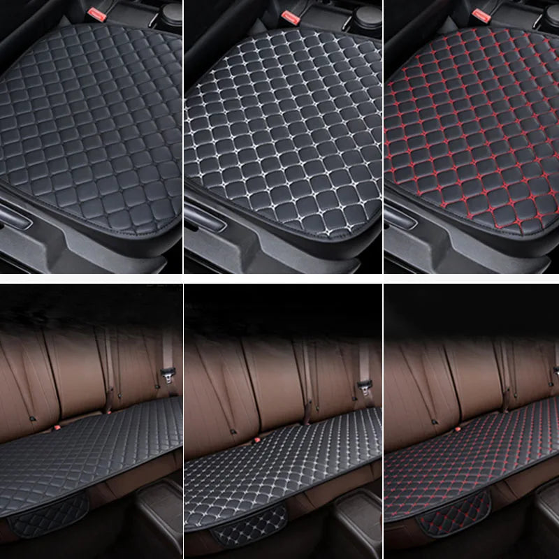 SEAMETAL Universal Car Seat Covers Pu Leather Car