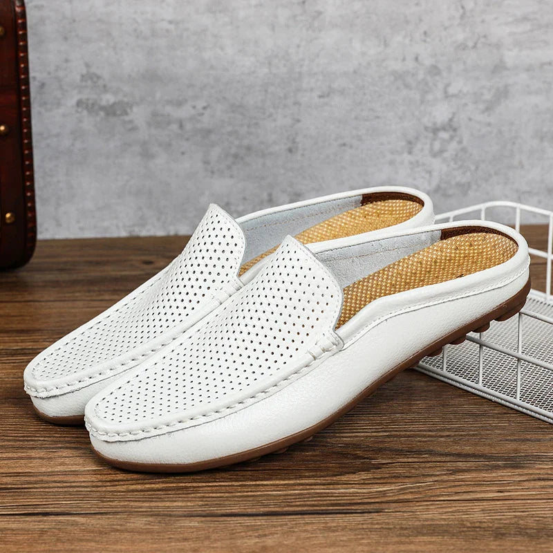 Italian Shoes Men Luxury Genuine Leather Loafers Moccasins