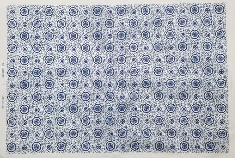 Pottery ceramics clay Transfer paper glaze underglaze flower