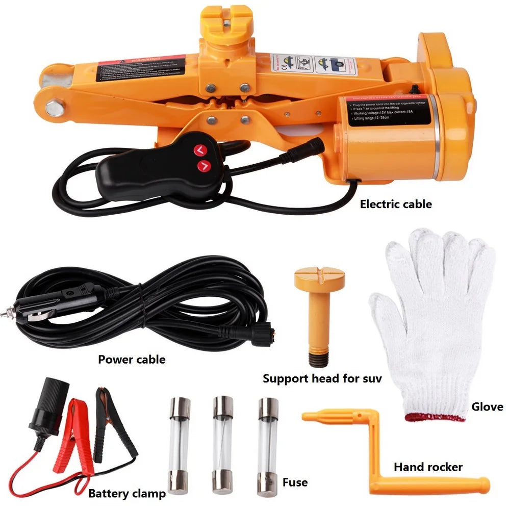 12V 3 Ton Electric Car Hydraulic Jack Lifter