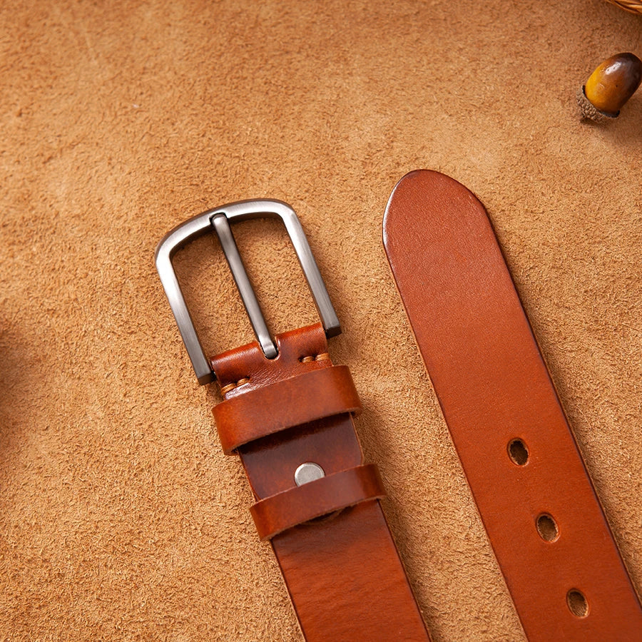 Top Cow genuine leather belts for men luxury