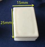 16Pcs Square pipe insert plug plastic tube Blanking