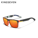 KINGSEVEN TR90 Frame Mirror Lens Sunglasses Polarized Men‘s Glasses Outdoor Sports Male Eyewear Original Accessories N751