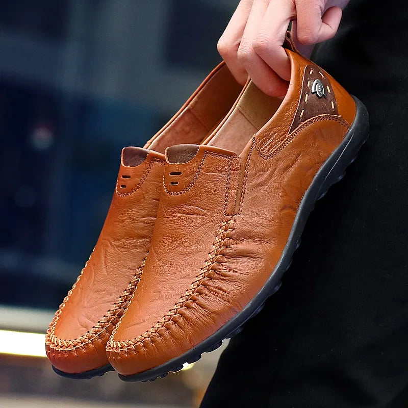 Leather Shoes Men Fashion Leather Genuine High Quality