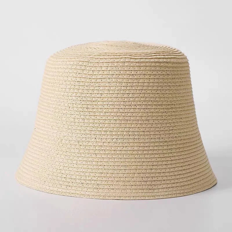 Summer Foldable Straw Sun Hat Women's Panama Boater