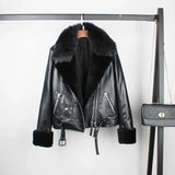 Winter cotton inside thicker warm real sheep leather