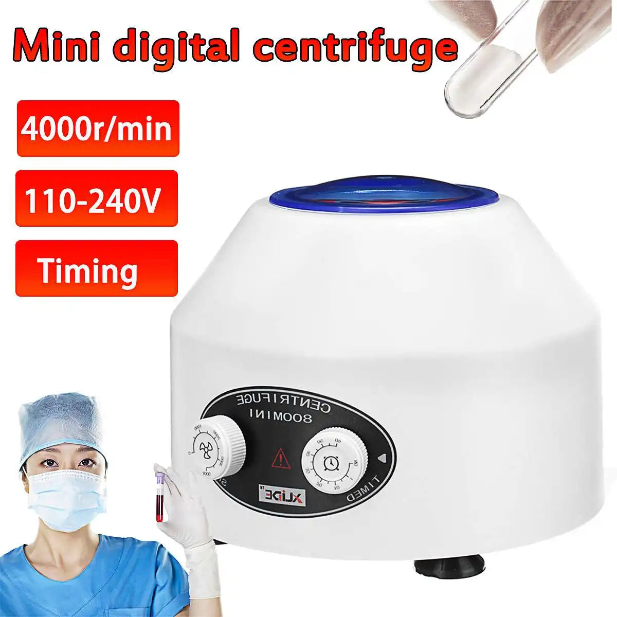 110-240V Electric Laboratory Centrifuge Medical Practice machine Supplies