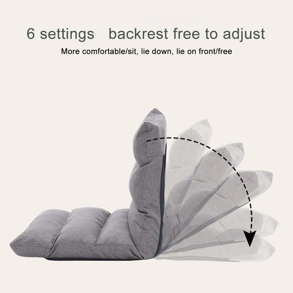 Japanese Floor Chair Folding Adjustable Lazy Sofa Chair