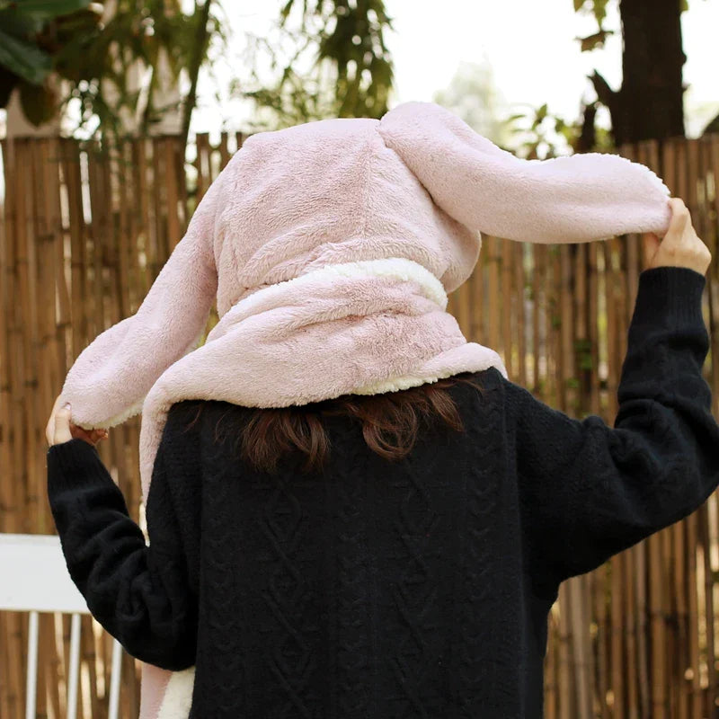 2021 women fashion Cute Cartoon Rabbit ears HatImitation