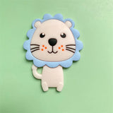 5pcs Silicone Teether Lion Cartoon Animal BPA Free