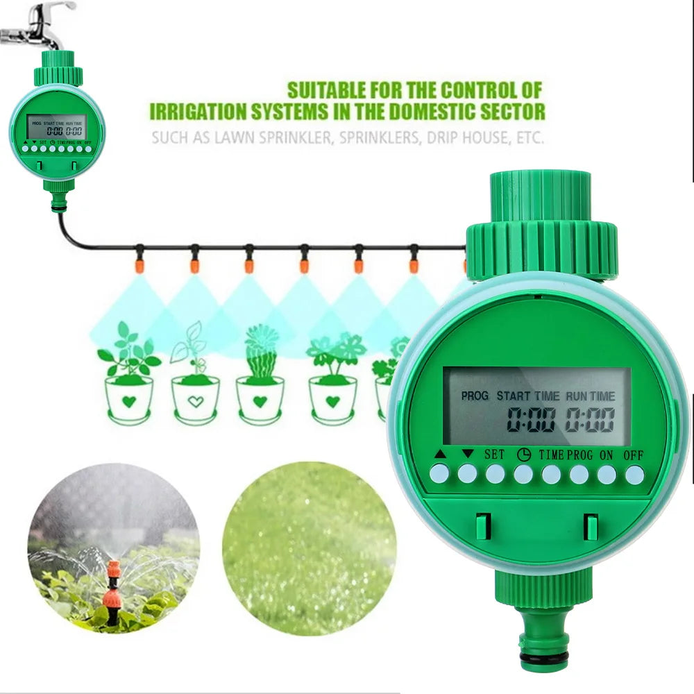 Automatic Irrigation Timer Garden Water Control Device Intelligence