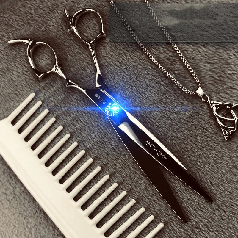 6 Professional Hair Salon Structure Scissors Set Cutting