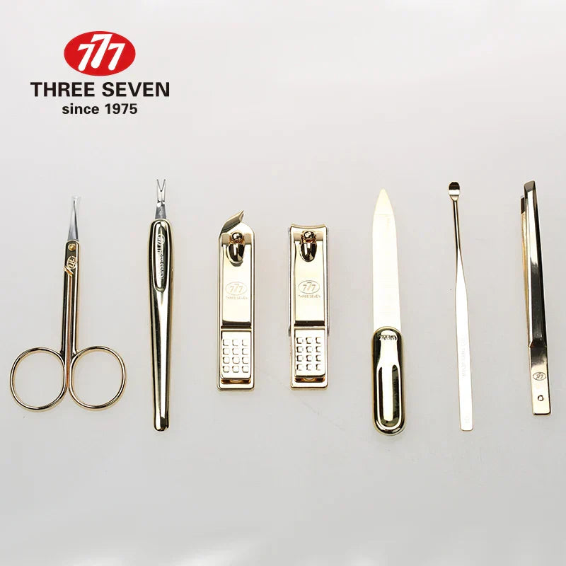 THREE SEVEN/777 Manicure Set Pedicure Kit Nail Clippers