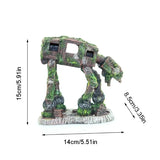 Autobot Robot Dog Shape Aquarium Landscape Decorations Simulation
