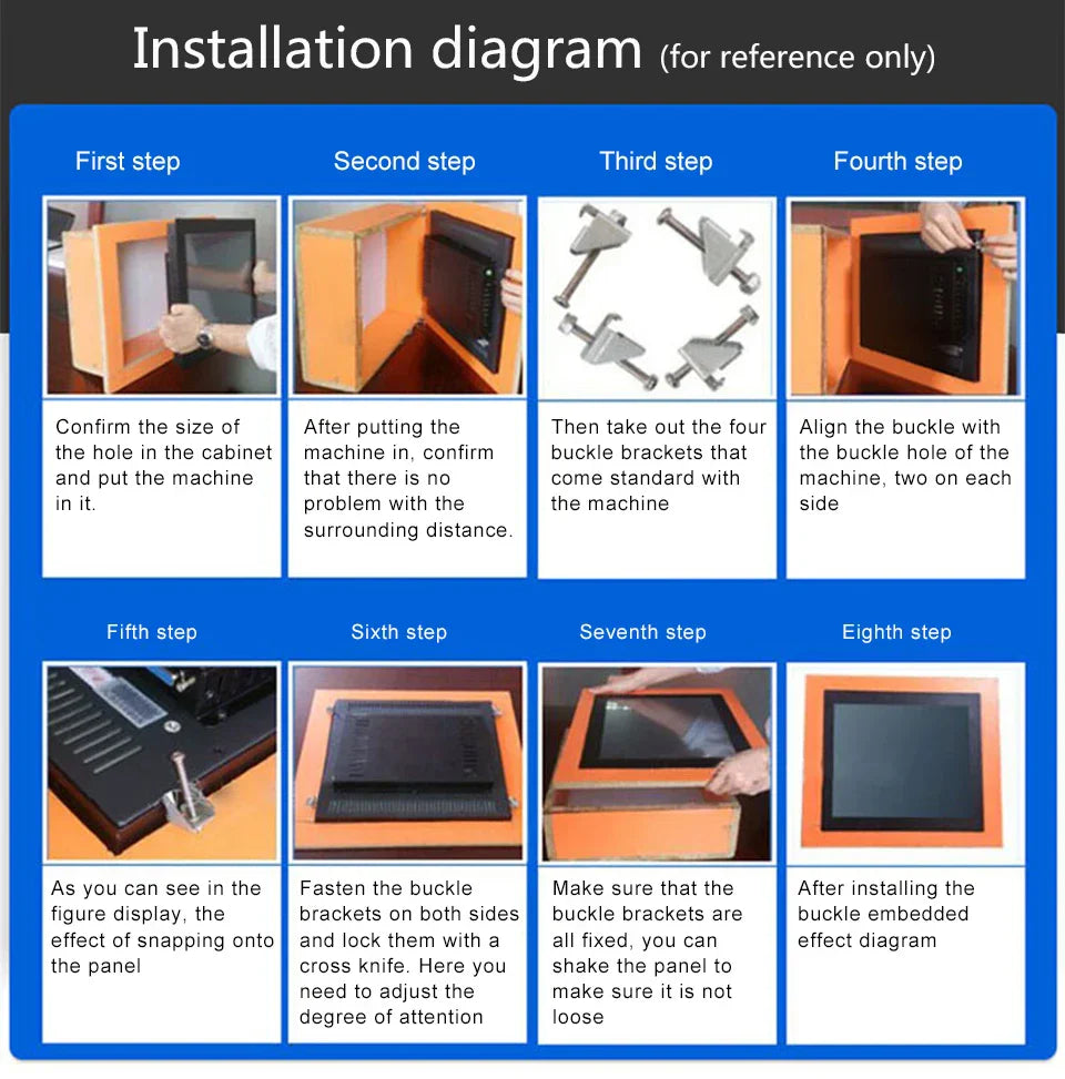 12" 10" 15 Inch Industrial Tablet Panel PC