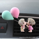 Car Air outlet clip Decoration Cute Cartoon Couples