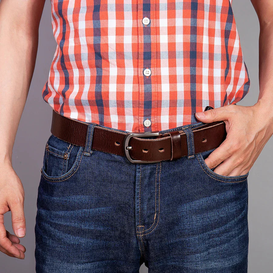 Top Cow genuine leather belts for men luxury