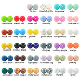 Silicone Bead Wholesale 500pcs/lot Silicone Beads 12mm &