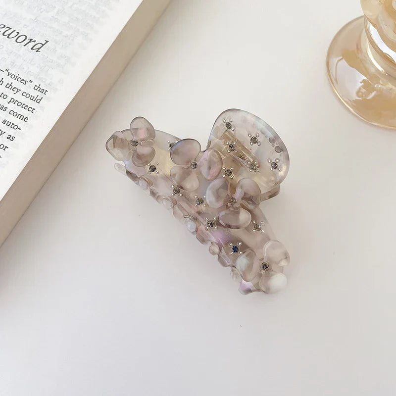 2023 Korea Luxury New For Women Flower Diamante