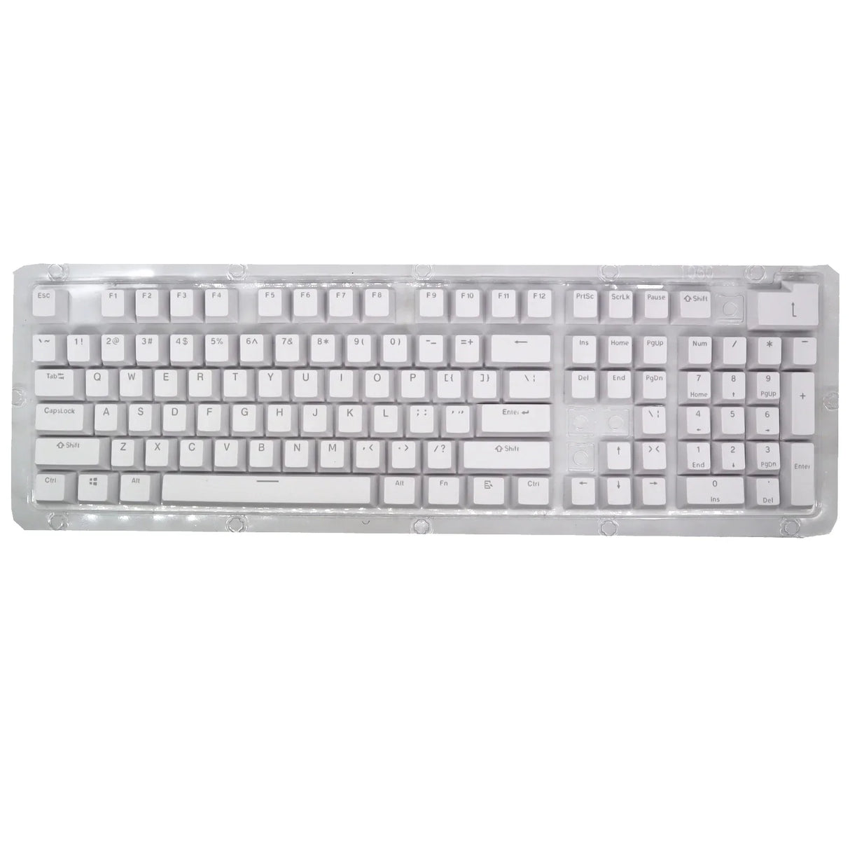 104 Keys Mechanical Keyboard PBT Keycaps Replacement Ergonomic