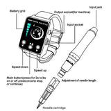 Smart Digital Wireless Permanent Makeup Watch Tattoo Machine