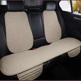 Car seat cover front/Rear Flax Seat Protect Cushion