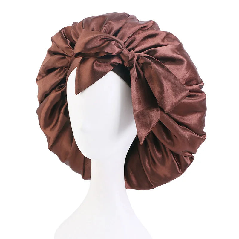 New Extra Large Bow Scarf Cap Bath Cap
