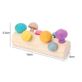 Wooden Rainbow Block Wood Stacking Toys Grimms Rainbow