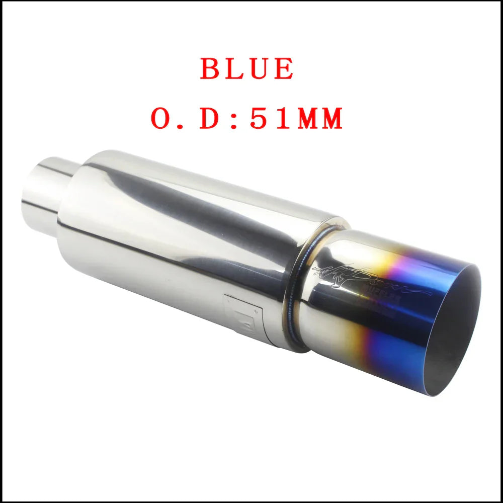 Car motorbike Exhaust systems Muffler Tip Universal Stainless