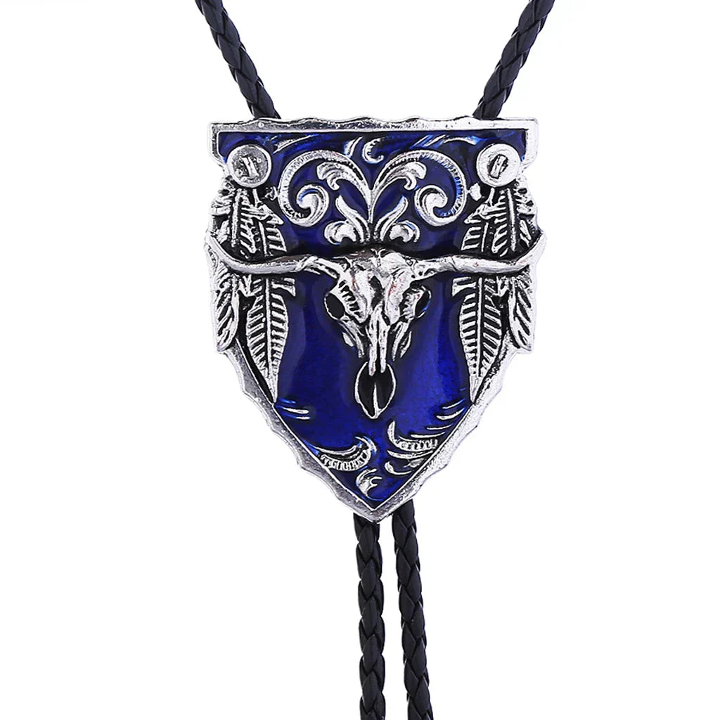 Big cow head western cowboy Tang grass pattern