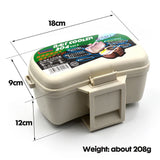MNFT 1Pcs Plastic Fishing Box Fishing Live Baits